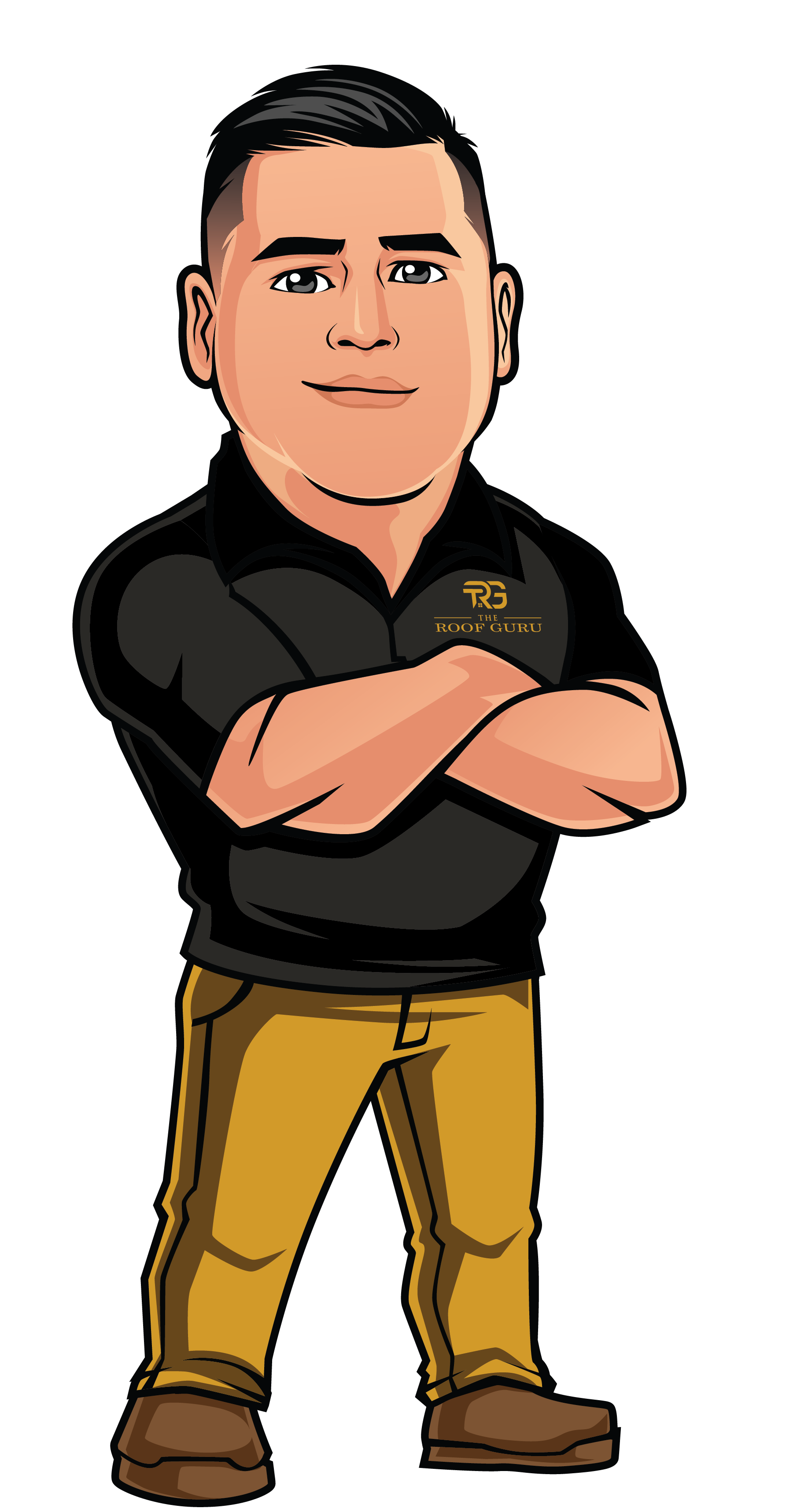 The Roof Gurus mascot